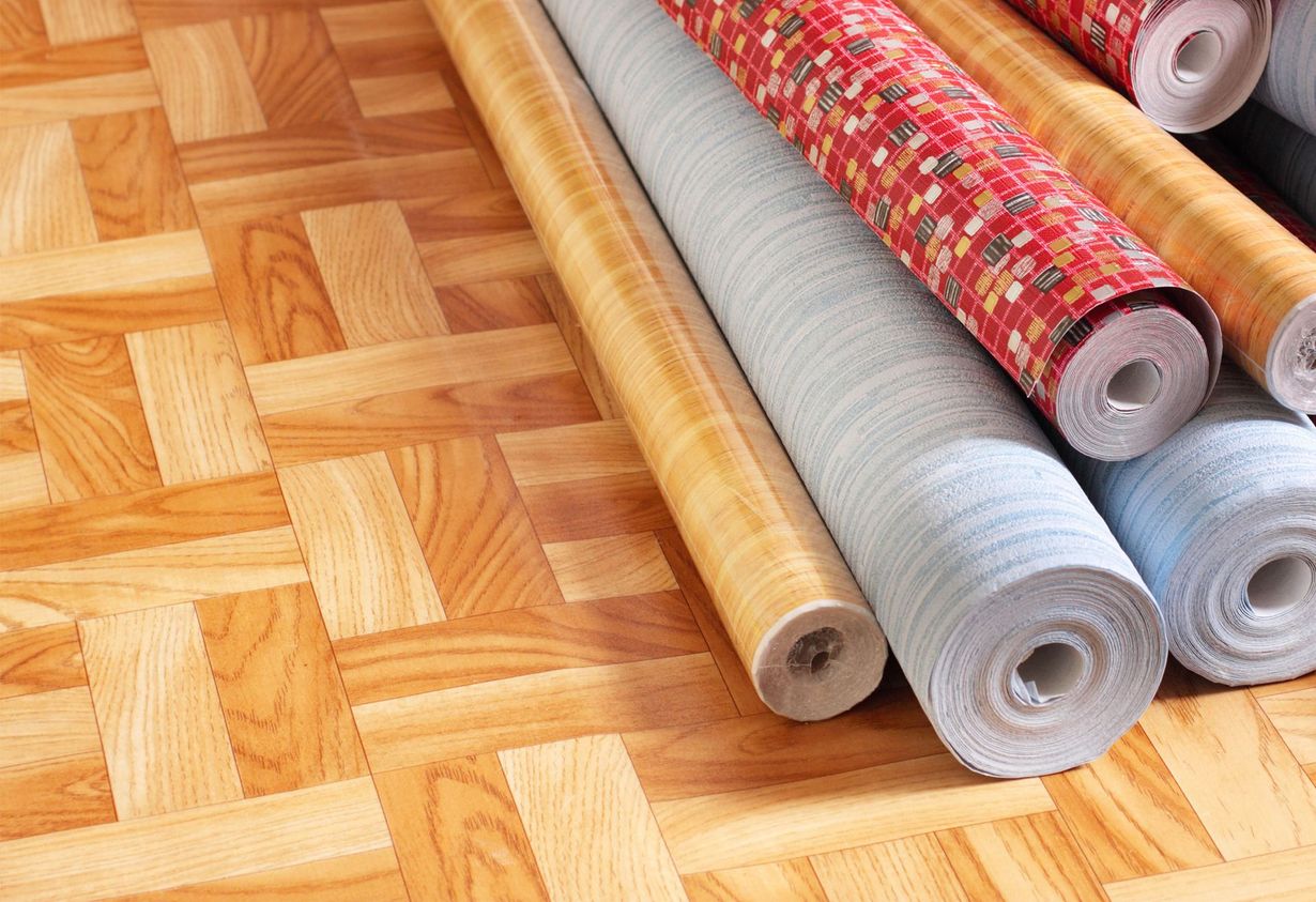 Luxury vinyl plank flooring